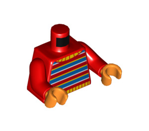 LEGO rot Ernie of Sesame Street Minifig Torso (973 / 76382)