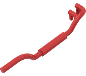 LEGO Red Exhaust Pipe Twin Inlet 11L Right (4467)