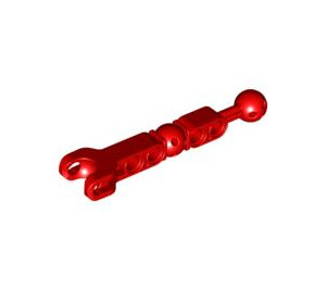 LEGO Red Extra Long Ball Joint with Ball Socket and Beam (90605)