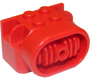 LEGO Red Fabuland Airplane Motor / Engine Block with Small Pin Hole