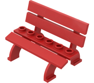 LEGO rot Fabuland Bench Sitz (2041)