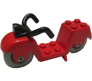 LEGO Rood Fabuland Motorfiets