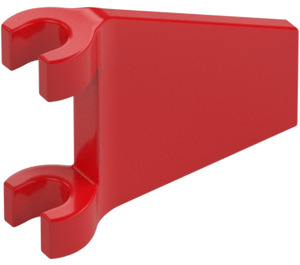 LEGO Red Flag 2 x 2 Angled with Flared Edge (80324)