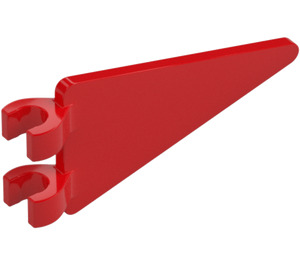 LEGO Rouge Drapeau 2 x 4 Triangulaire  (5555)