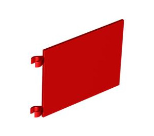 LEGO Red Flag 6 x 4 with 2 Connectors (2525 / 53912)