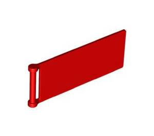 LEGO Red Flag 7 x 3 with Bar Handle (30292 / 72154)