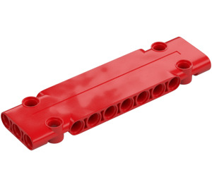 LEGO Czerwony Płaski Płyta 3 x 11 (15458)