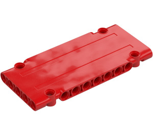 LEGO Red Flat Panel 5 x 11 (64782)