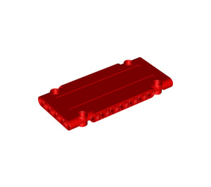 LEGO Red Flat Panel 5 x 11 (64782)