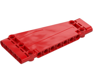 LEGO Rojo Plano Panel 5 x 11 Angular (18945)