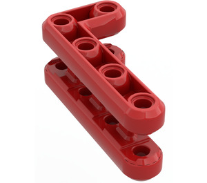 LEGO Červená Flexibilní nosník 3 x 7 (45803)