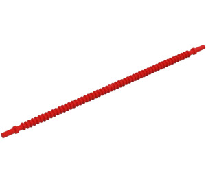 LEGO Red Flexible Ribbed Hose (19 Studs Long) with 8 mm ends (14925 / 57539)