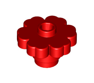 LEGO Röd Blomma 2 x 2 med öppen knopp (4728 / 30657)