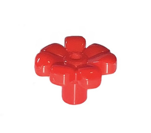 LEGO Red Flower with Squared Petals (with Reinforcement) (4367)