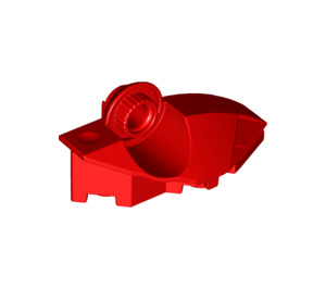 LEGO Rouge Pied avec Verticale Articulation de rotation (47430)