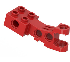 LEGO Rojo Tenedor Pivot (2904)