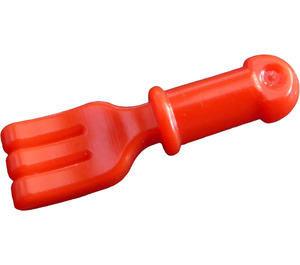 LEGO Red Fork with Round End