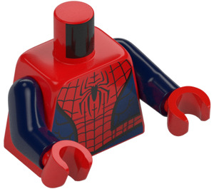 LEGO Rood Friendly Neighborhood Spider-Man Minifiguur Torso (973 / 76382)