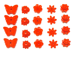 LEGO Rosso Friends Fiore Accessori (93081)