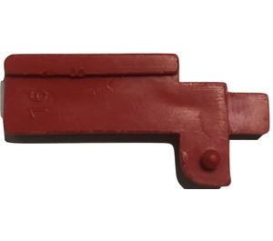 LEGO Red Garage Door Counterweight with Hinge (Left)