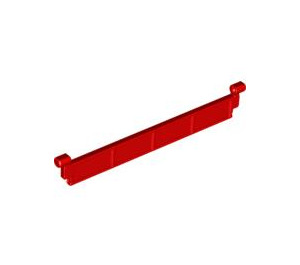 LEGO Rood Garage Roller Deur Sectie zonder handvat (4218 / 40672)