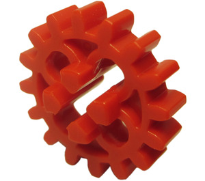 LEGO Red Gear with 16 Teeth Unreinforced (4019)