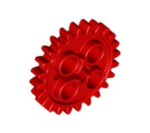LEGO rot Ausrüstung mit 24 Zähne (3648 / 24505)