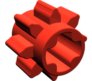 LEGO rot Ausrüstung mit 8 Zähne Typ 1 (3647)