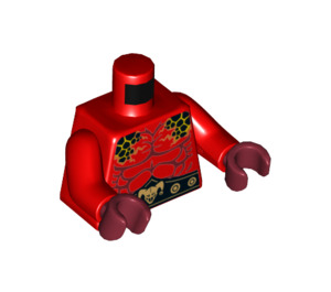 LEGO Red General Magmar Minifig Torso (973 / 76382)