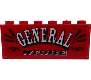 LEGO Rood General Store - Sticker Over Assembly
