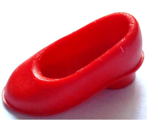 LEGO Red Girl Shoe with Heart Embossed Inside (33021)