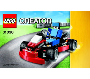 LEGO Red Go-Kart Set 31030 Instructions