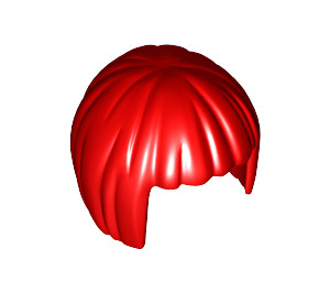 LEGO rouge Cheveux avec Court Bob Cut  (27058 / 62711)