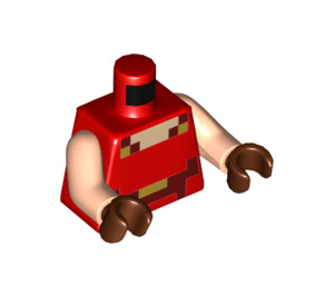 LEGO Rot Hal Minifigur Torso (973 / 76382)