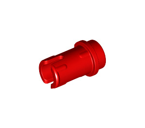 LEGO Red Half Pin with Friction Ridges (89678)
