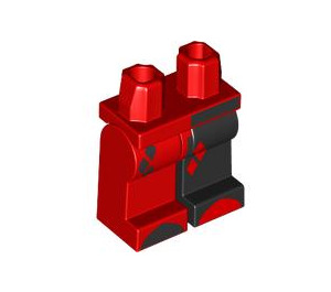 LEGO Red Harley Quinn Minifigure Hips and Legs (73200 / 106218)