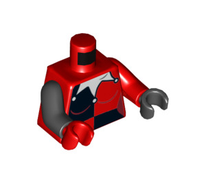 LEGO Rood Harley Quinn Torso (973 / 76382)