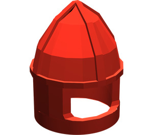 LEGO Red Helmet with Chin-Guard (3896)