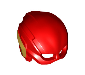 LEGO Red Helmet with Eye Holes and Gold Wings (34867)