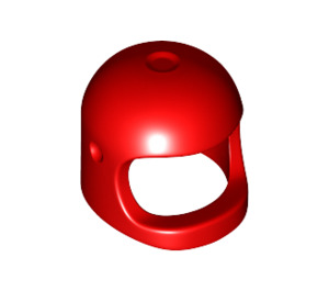 LEGO Red Helmet with Thick Chin Strap (50665)