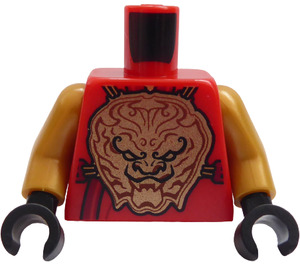 LEGO Rojo Hero Kai Torso (973 / 76382)