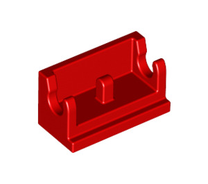 LEGO Rood Scharnier 1 x 2 Basis (3937)