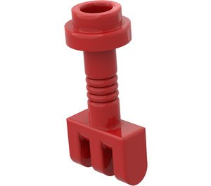 LEGO Red Hinge Bar 2 with 3 Stubs and Top Stud (2433)