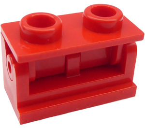 LEGO Rood Scharnier Steen 1 x 2 Assembly