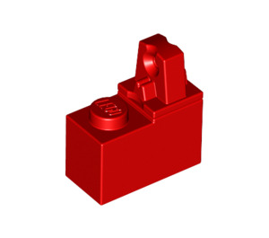LEGO rot Scharnier Backstein 1 x 2 mit 1 Finger (76385)