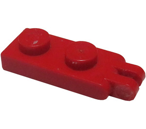 LEGO Red Hinge Plate 1 x 2 with 2 Stubs and Solid Studs (Solid Studs)