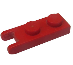 LEGO Rojo Bisagra Placa 1 x 2 con Doble Finger