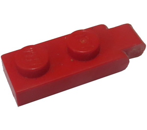 LEGO Rosso Cerniera Piastra 1 x 2 con Single Finger