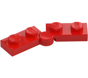 LEGO Rosso Cerniera Piastra 1 x 4 (1927 / 19954)