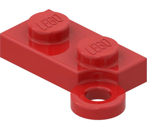 LEGO Rot Scharnier Platte 1 x 4 Basis (2429)